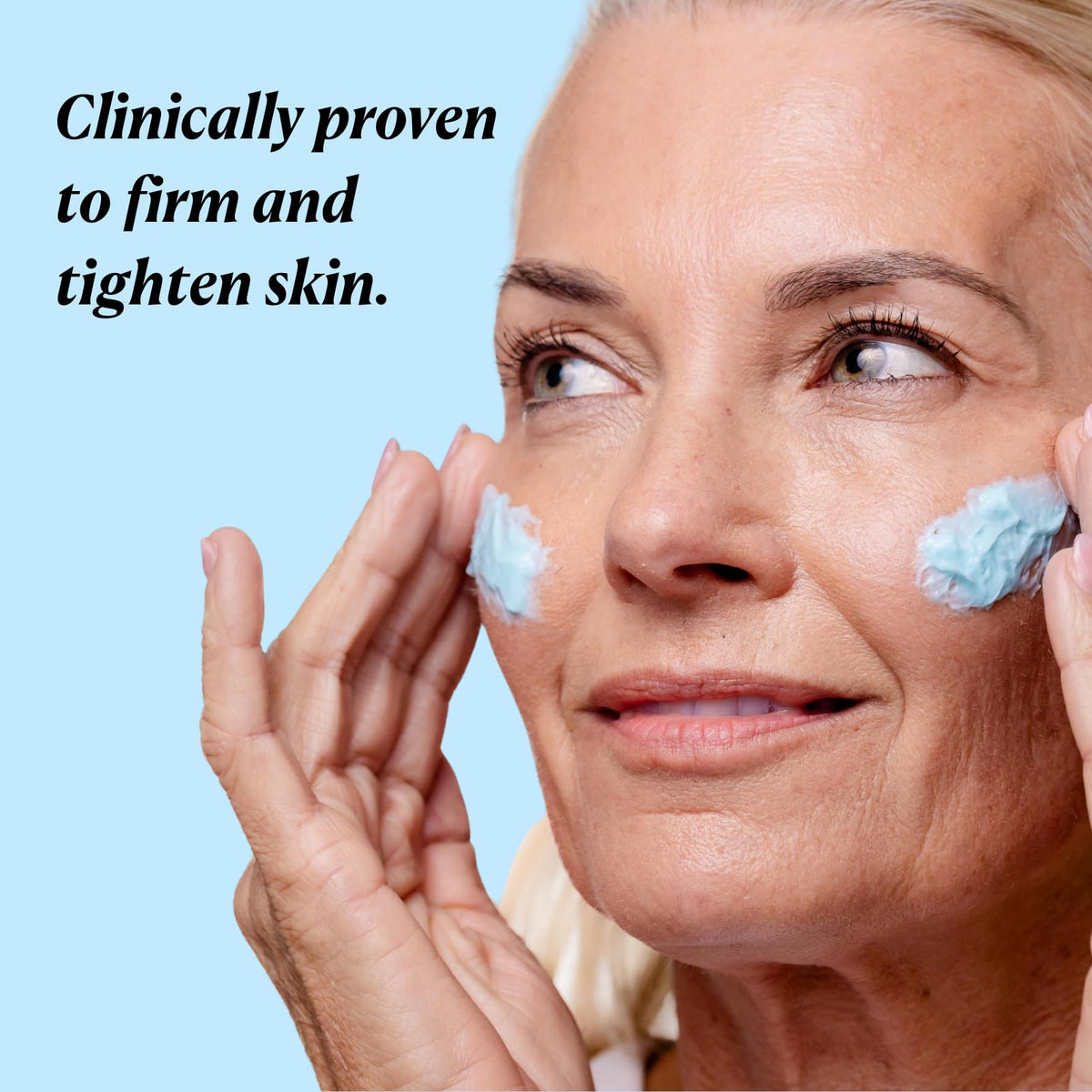 Nakery Night Shift hand application shows creamy consistency for overnight hydration.