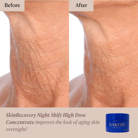 Nakery Night Shift night routine close-up signals easy addition to skincare.