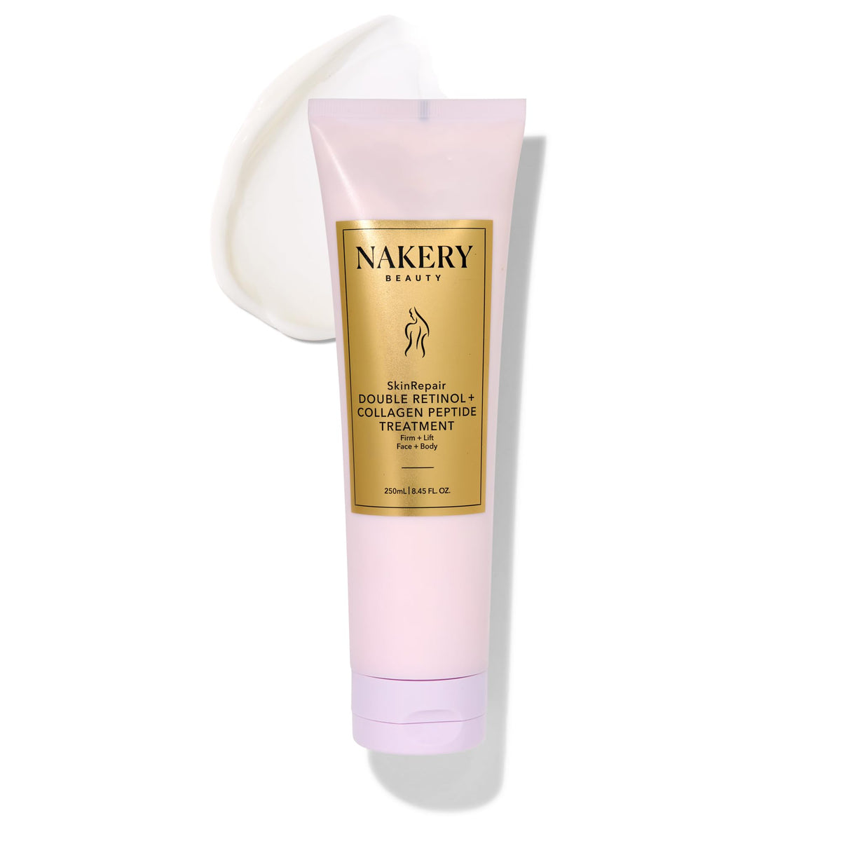 Nakery Retinol Cream bottle closeup highlighting key anti aging formula