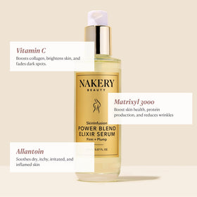 Nakery SkinInfusion drop of hyaluronic acid illustrating intense moisture.