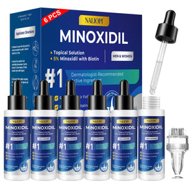NalioPi 5% minoxidil bottle 6-pack for ongoing regrowth support.