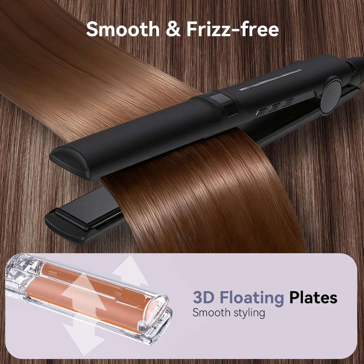Namfar PTC rapid heat tech heats in 20s for quick styling touch-ups