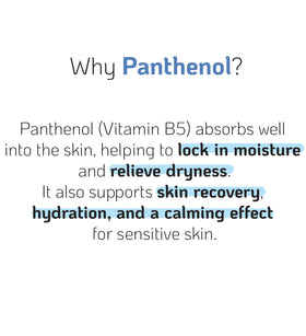 Nano Recipe D-Panthenol on skin showing smooth, hydrated look