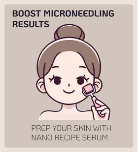 Nano Recipe Matrixyl 3000 concentrate gel texture ready for gentle mixing.