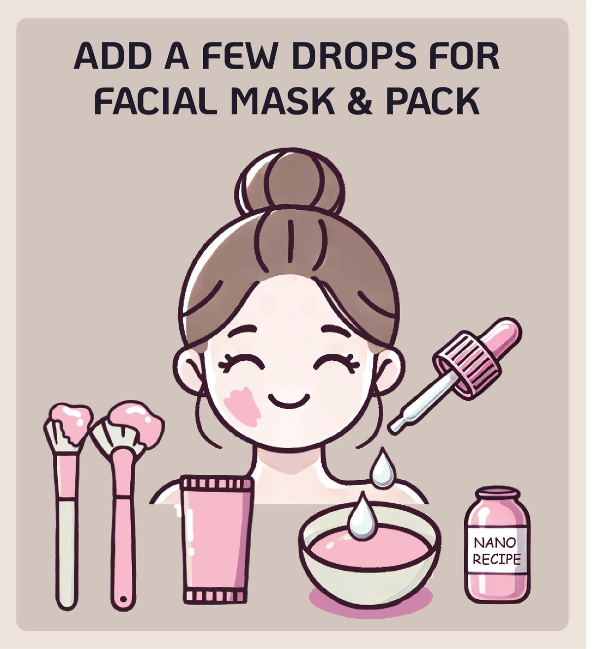 Nano Recipe Tranexamic Acid Concentrate on skin demonstrating smooth absorption.