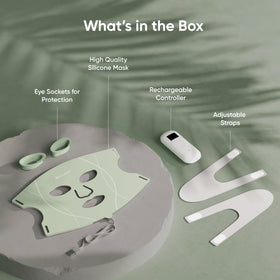 Nanoleaf mask full-face coverage during treatment.