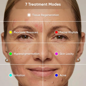 Nanoleaf face mask worn on face with comfortable silicone fit.
