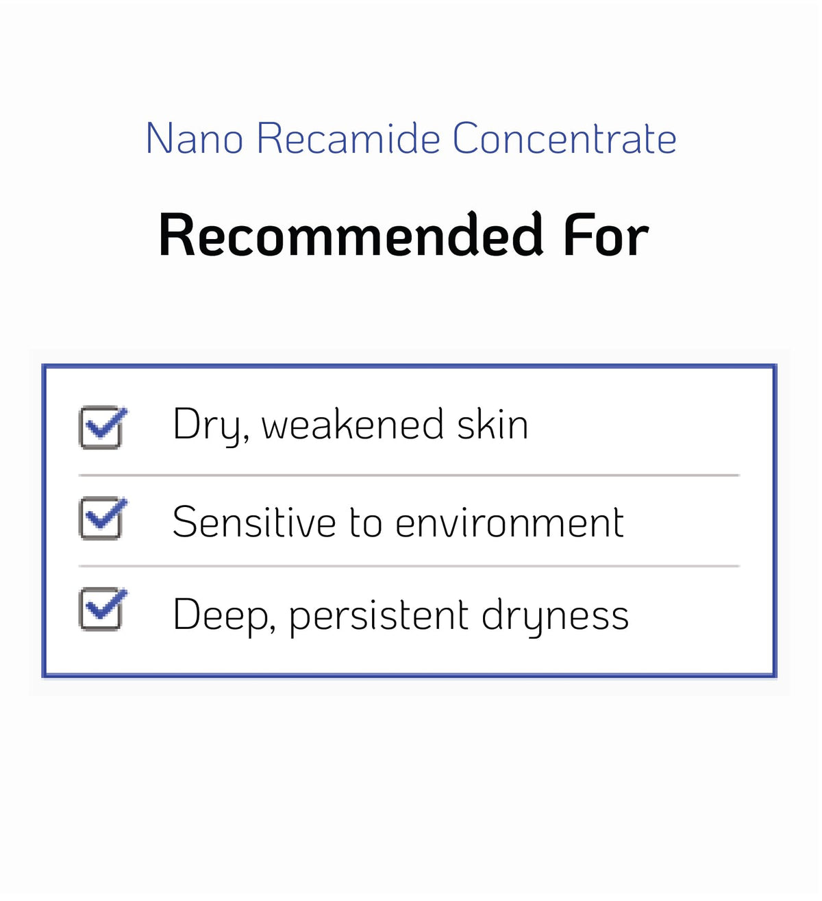 Nano Recipe ceramide concentrate packaging highlights premium skincare addition.