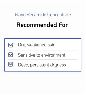 Nano Recipe ceramide concentrate packaging highlights premium skincare addition.