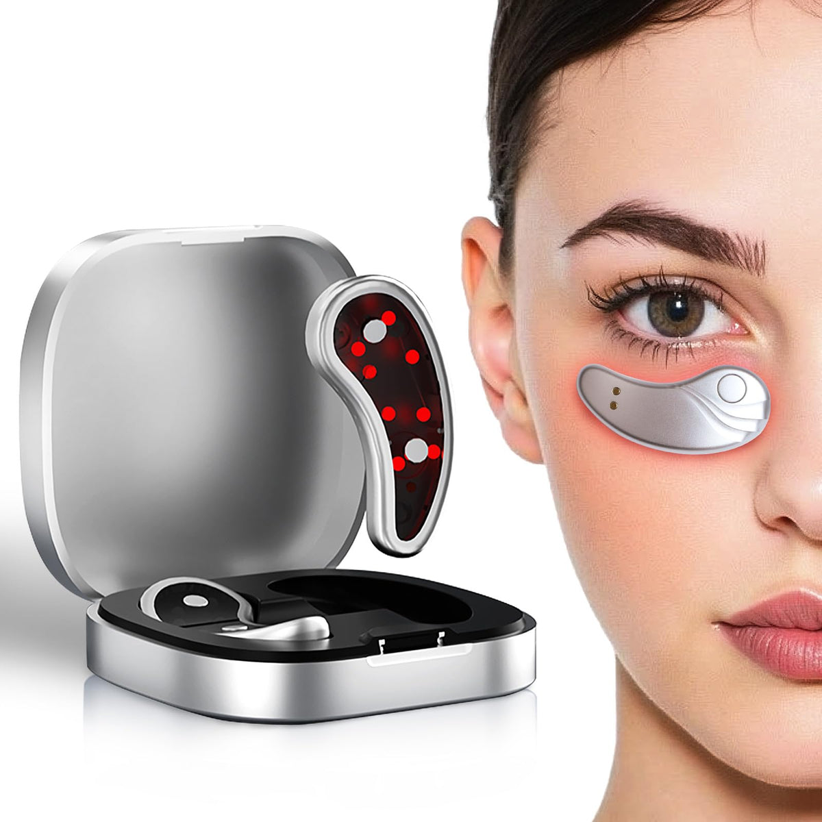 NANSIKE Revita Eyes red-light patch for under-eye rejuvenation reduces puffiness.