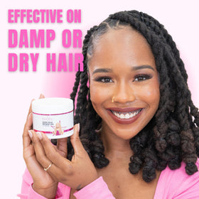 NappStar Retwist Gel dries clear with no residue after styling.