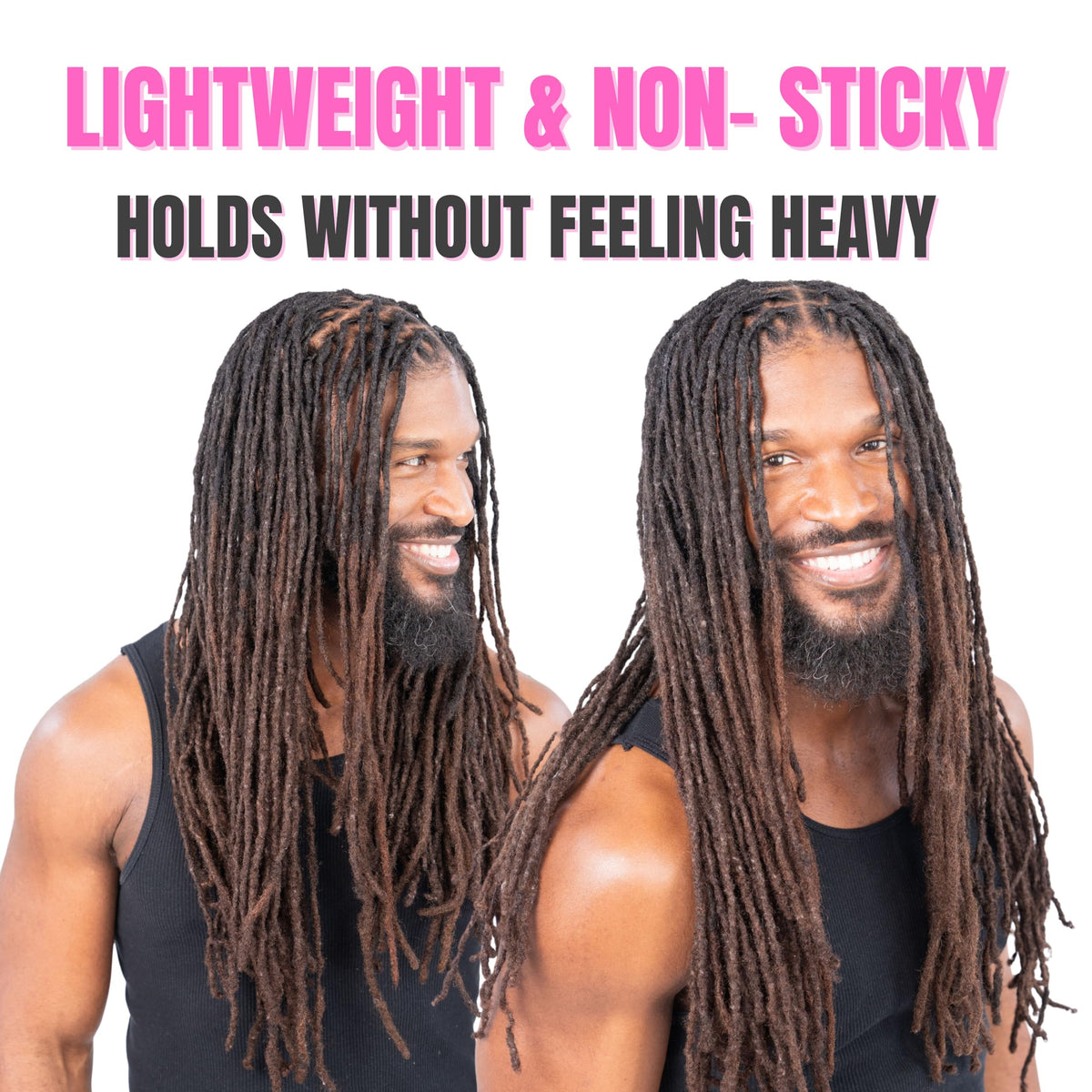 NappStar loc retwist gel for damp hair provides strong grip without flaking