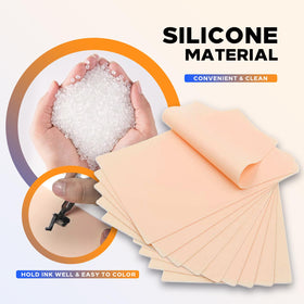 NAQASE tattoo skin 8x6 wrap-around arm practice surface for whole-limb sessions.