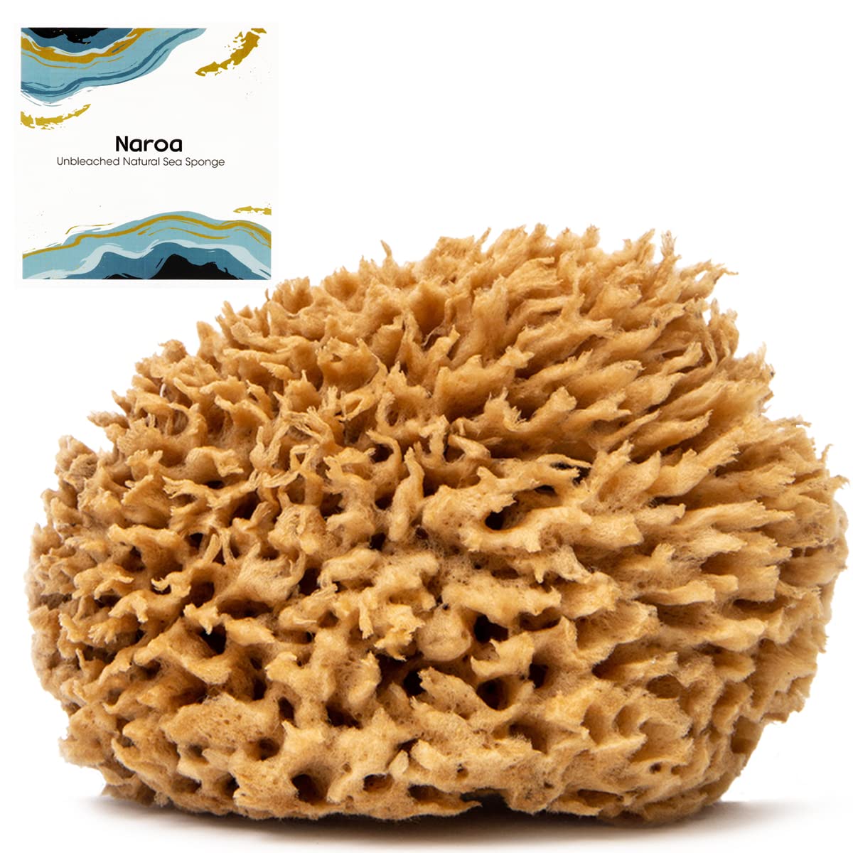 Naroa soft natural sea sponge for bathing-smooth-skin; gentle exfoliation and cleansing.