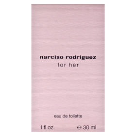 Narciso Rodriguez For Her honey-flower note detail suggests delicate floral sweetness.