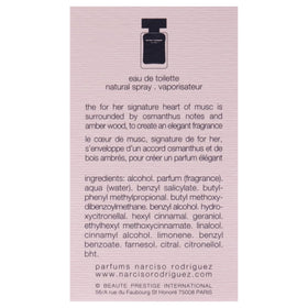 Narciso Rodriguez For Her orange blossom note close-up signals fresh, uplifting character.