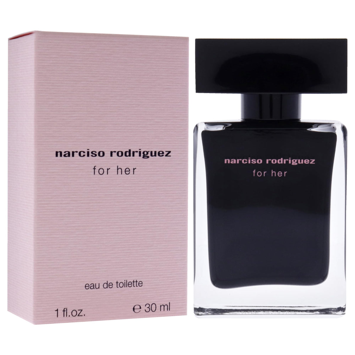 Narciso Rodriguez For Her spray mist close-up demonstrates easy daily fragrance application.