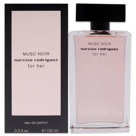 Narciso Rodriguez Musc Noir bottle pour with sleek, feminine design for daytime wear