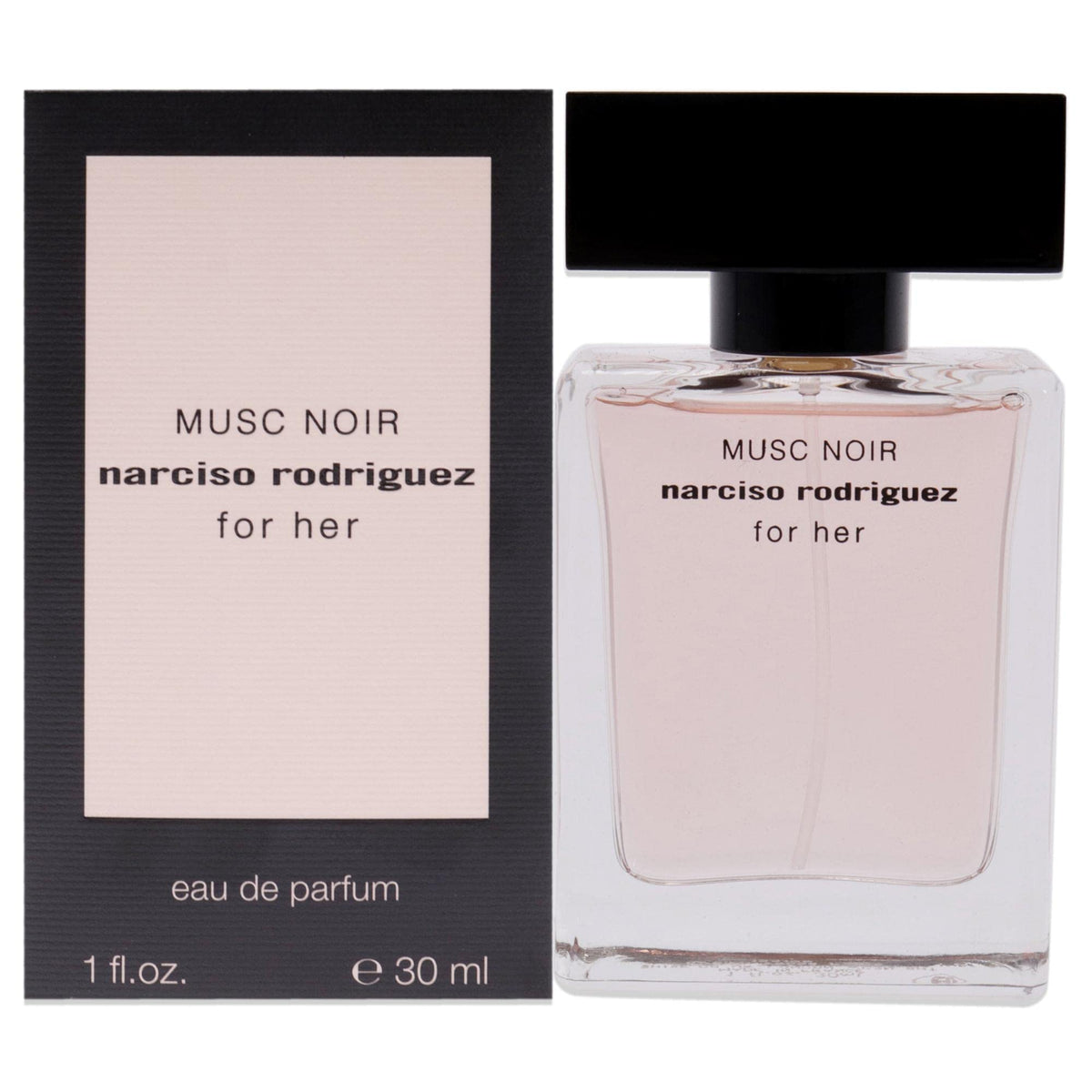Narciso Rodriguez Musc Noir EDP bottle close-up for daily wear elegance.