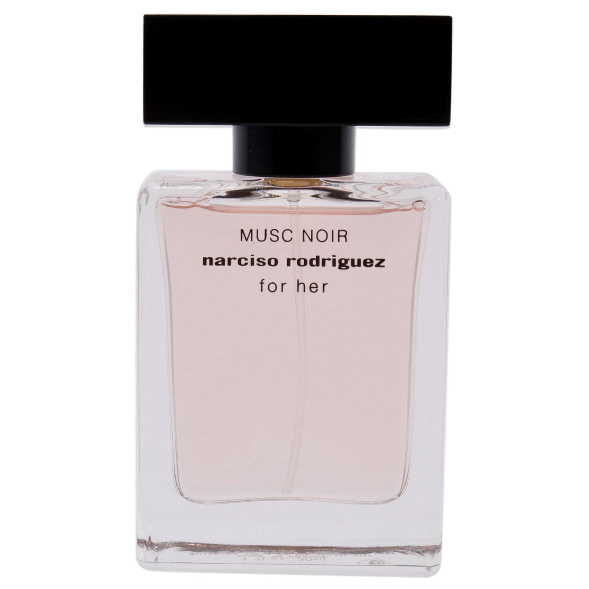 Narciso Rodriguez Musc Noir EDP bottle on display showcasing brand style.