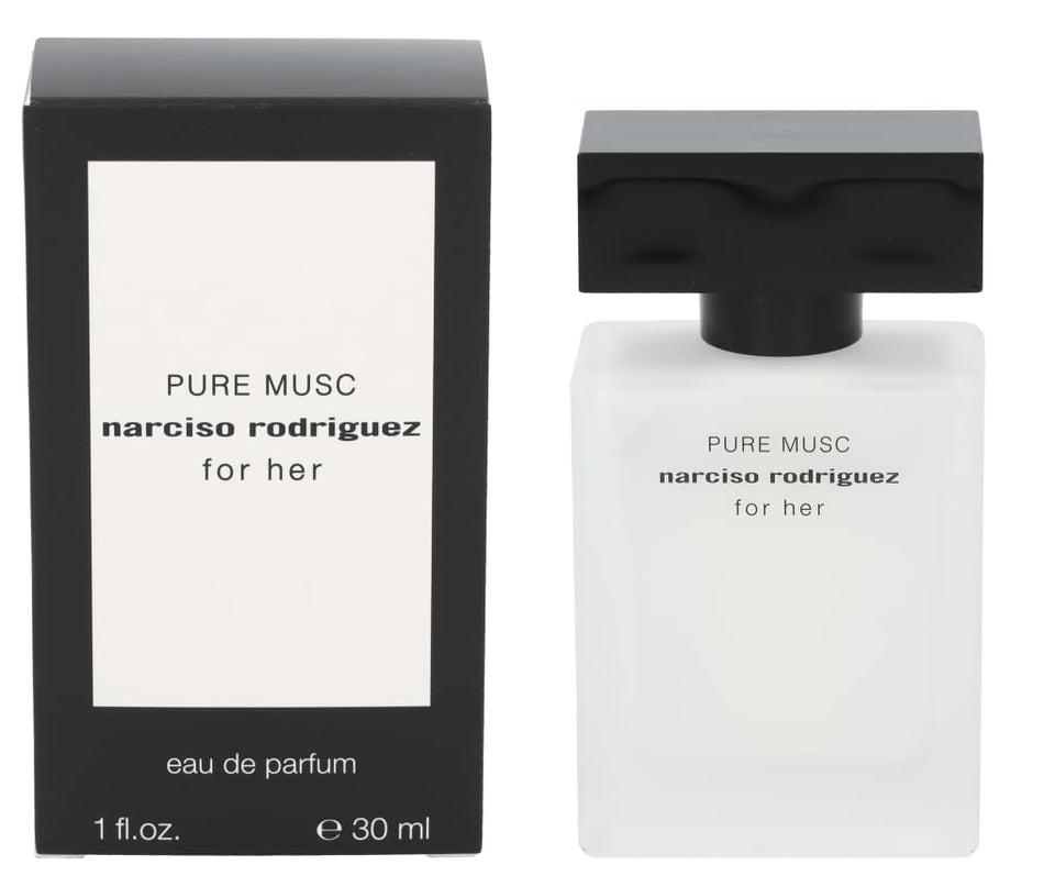 Narciso Rodriguez Pure Musc Women EDP 1oz bottle with lasting musk notes.