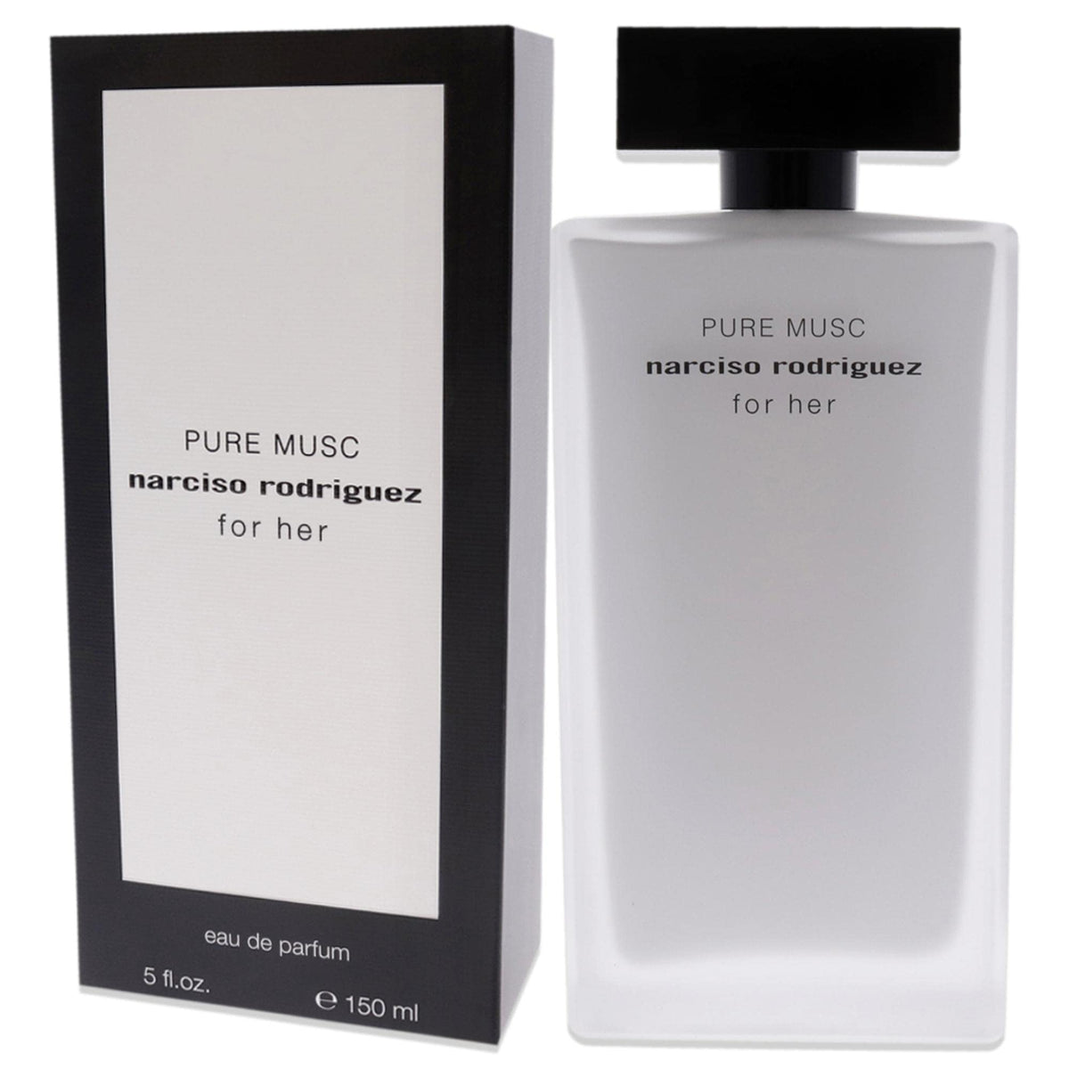 Narciso Rodriguez Pure Musc hero-shot, visualizing long-lasting scent for confident wear.