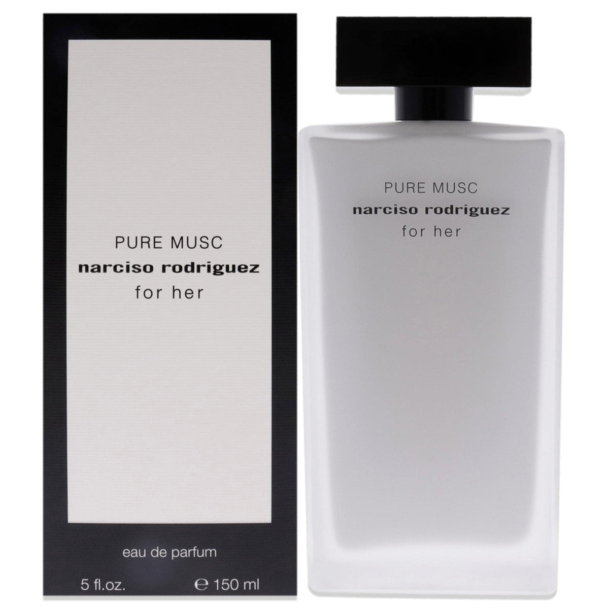 Narciso Rodriguez Pure Musc EDP bottle in a sleek spray, for everyday elegance.