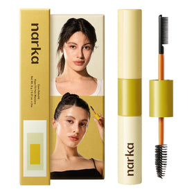 NARKA Hype Fit hair mascara with dual brush for precise control and quick touch-ups.