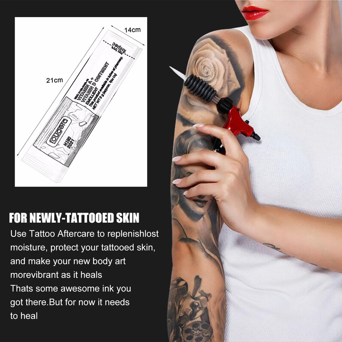 Barrier-blend gel protecting delicate skin during healing phase.