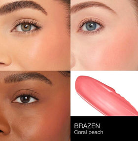 NARS Afterglow Brazen on bare skin creates a fresh, healthy glow