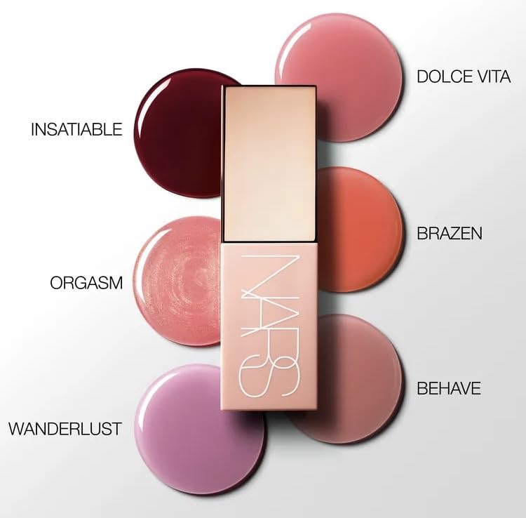NARS Afterglow Brazen swirls into cheeks for a radiant, even finish