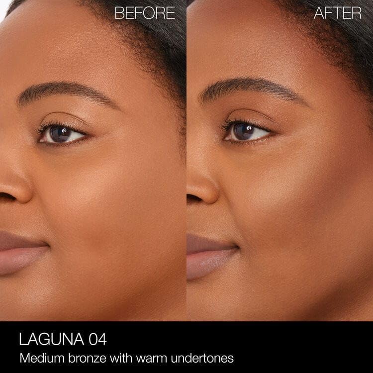 NARS Laguna bronzing powder finish that looks radiant and natural