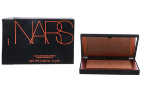 NARS Laguna Bronzing Powder swatch on skin demonstrates buildable warmth