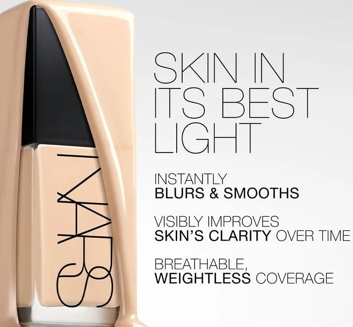 NARS Light Reflecting Foundation finish blurs pores with a healthy glow.