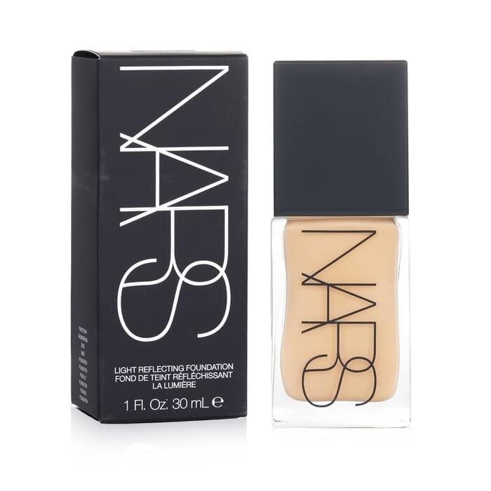 NARS Light Reflecting Foundation L5 Fiji brush application demonstrates second-skin blend