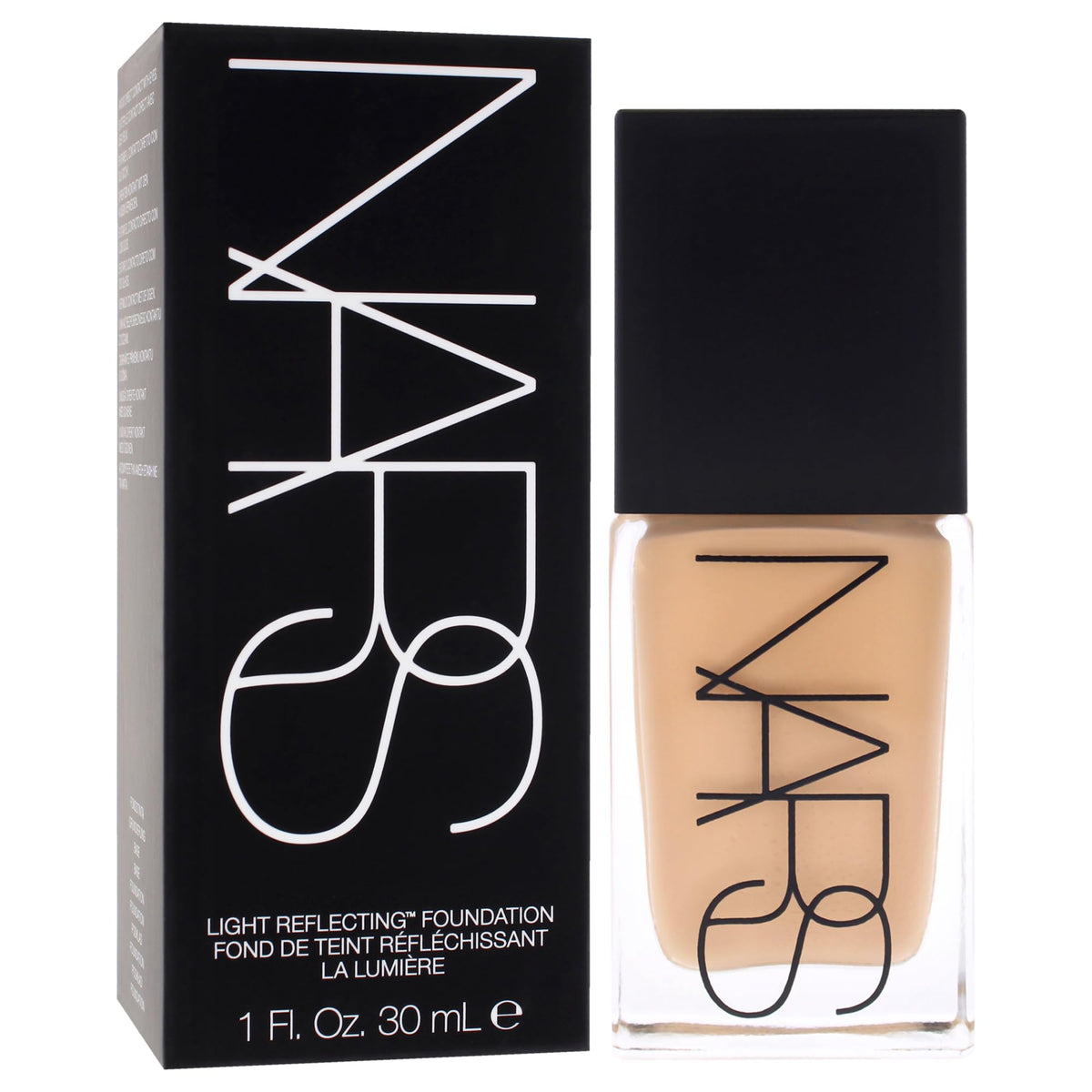 NARS Light Reflecting Foundation application shows lightweight wear on skin