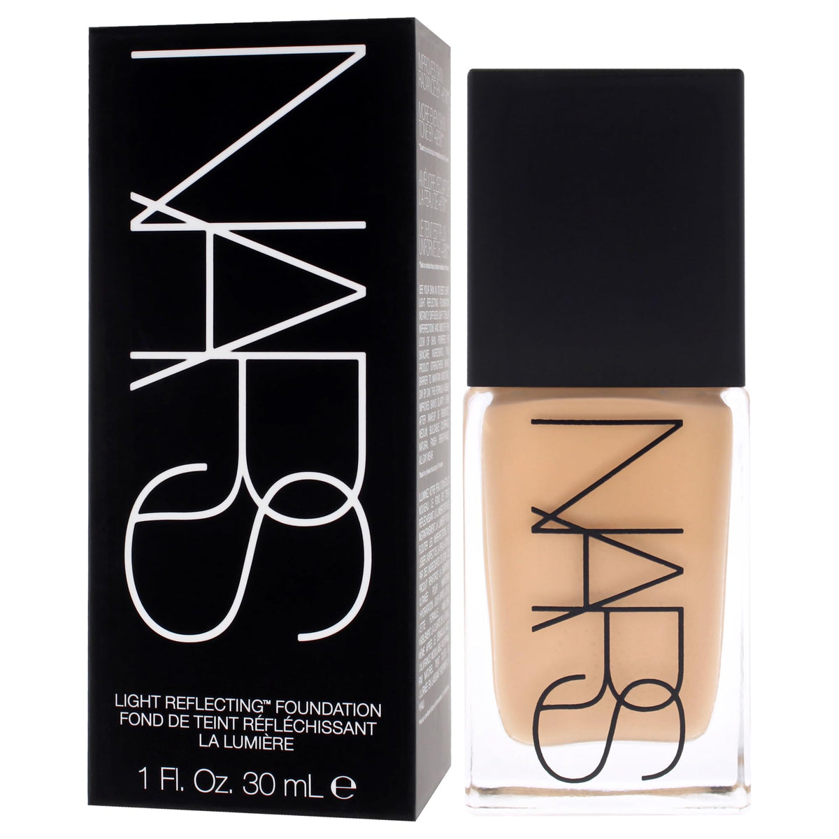 NARS foundation natural finish on skin for a balanced look