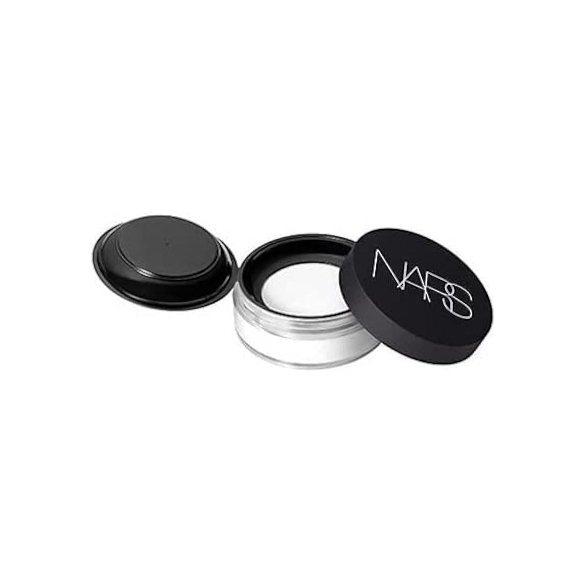 NARS Light Reflecting Loose Setting Powder in Crystal provides a weightless, radiant finish that sets makeup.