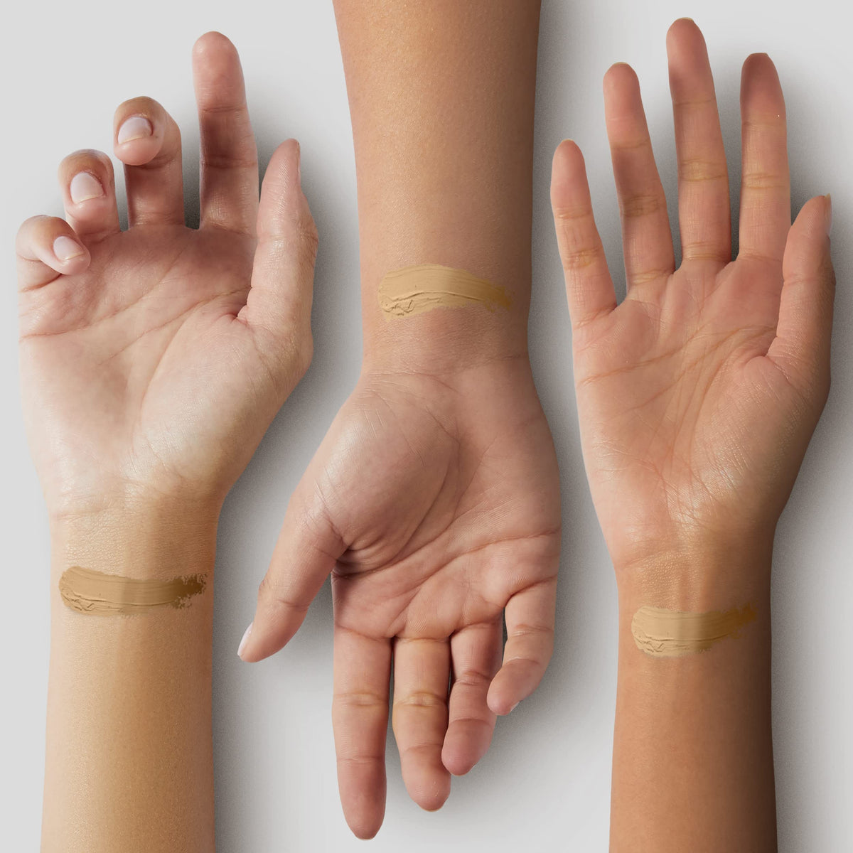 NARS Natural Radiant Longwear Foundation Punjab application swatch highlights natural, even finish.