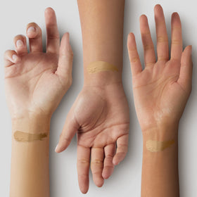 NARS Natural Radiant Longwear Foundation Punjab application swatch highlights natural, even finish.