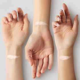 NARS Oslo Light 1 Sheer Glow swatch demonstrating buildable coverage and natural finish.