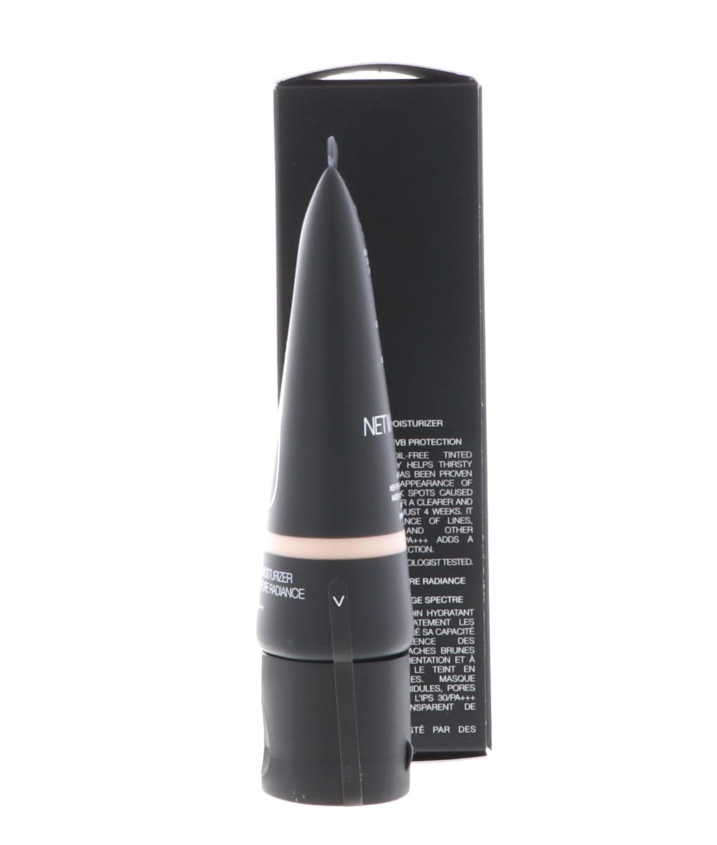 NARS Pure Radiant Tinted Moisturizer SPF 30 Alaska label highlights broad protection