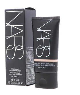 NARS Pure Radiant Tinted Moisturizer Alaska swatches for even skin tone