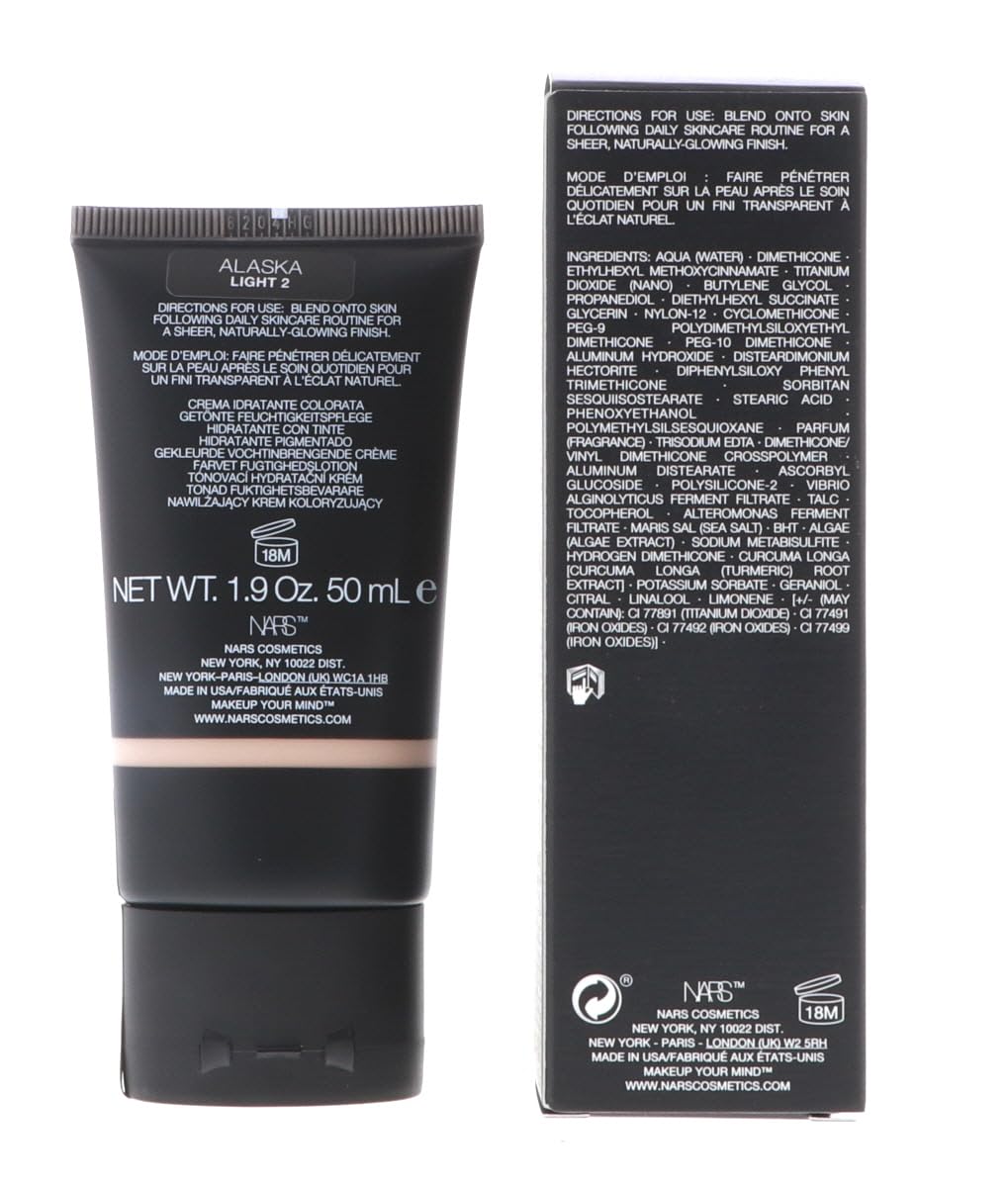 NARS Pure Radiant Tinted Moisturizer application demo shows fast, blendable coverage