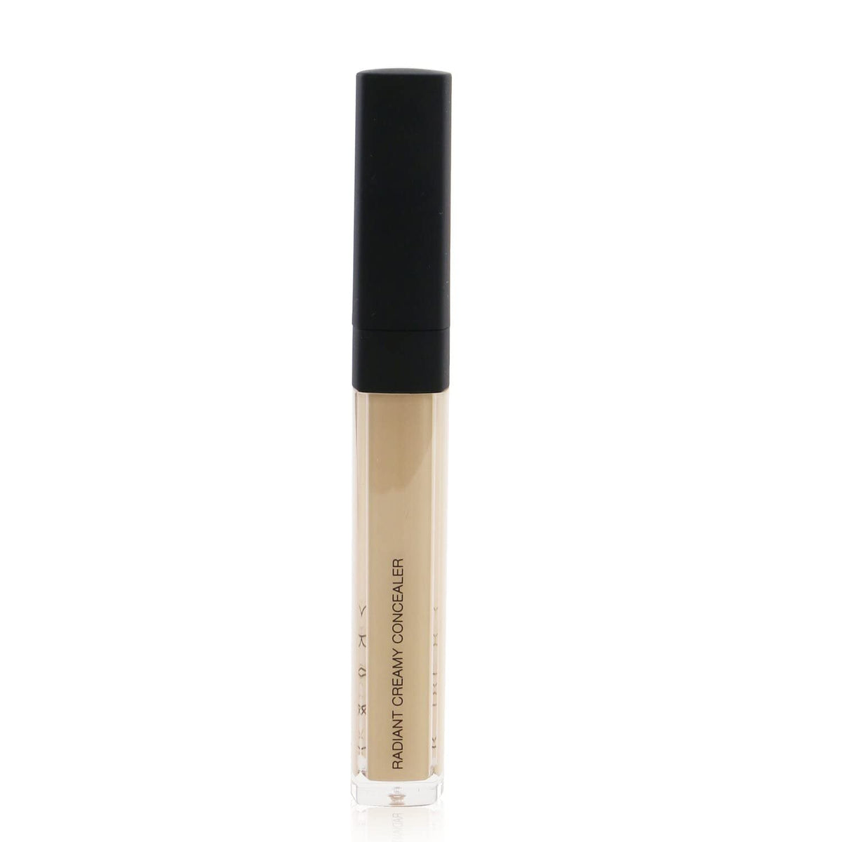 Face close-up highlighting under-eye brightness and smooth skin texture.