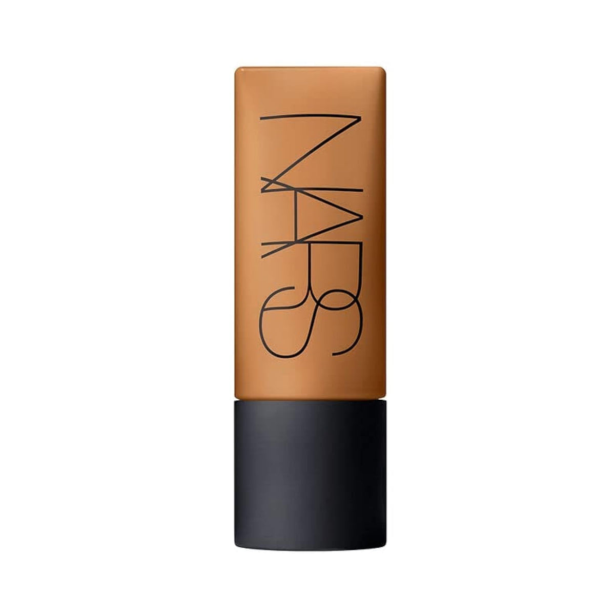 NARS Soft Matte Complete Foundation Caracas bottle close-up showing true color.