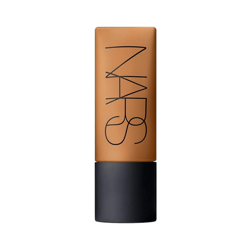 NARS Soft Matte Complete Foundation Caracas bottle close-up showing true color.