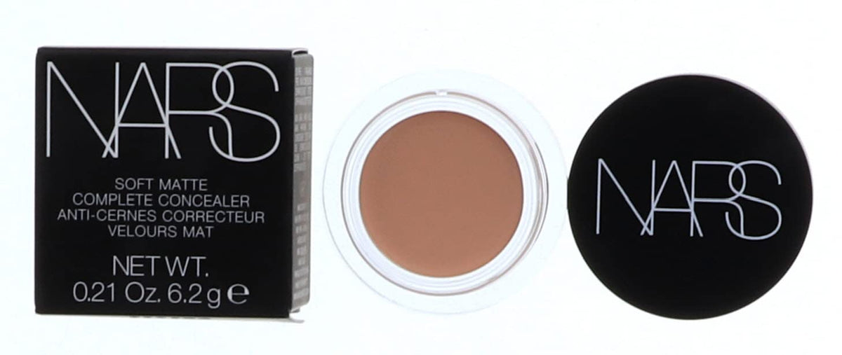 NARS Soft Matte Complete Concealer Creme Brulee packaging with sleek tube