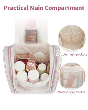 Narwey 25 cm tall main compartment fits travel size essentials