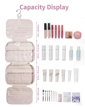Narwey soft-lined interior cushions cosmetics and toiletries during transit